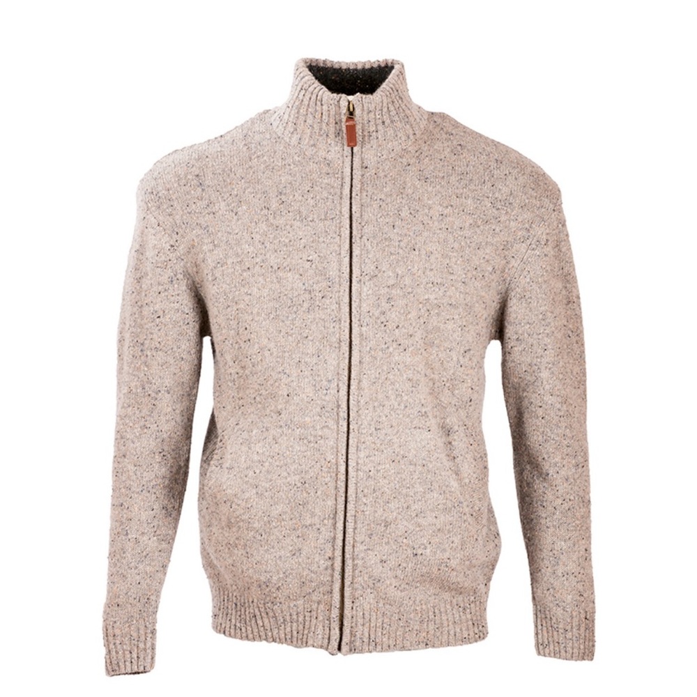 New Weatherproof men’s cardigan with pockets  faux fur lining. Perfect for w…